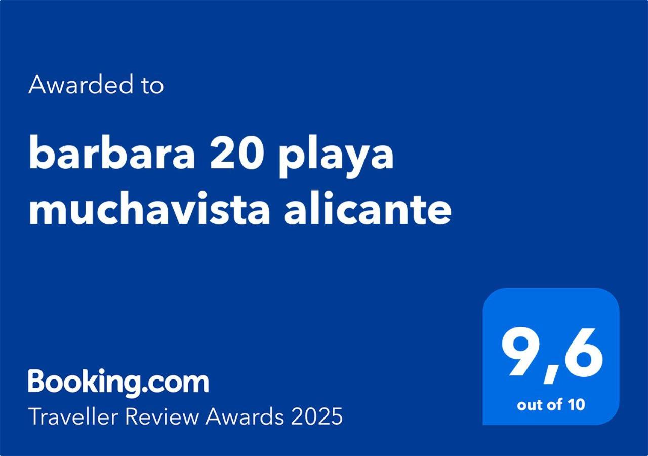 Barbara 20 Playa Muchavista Alicante Ел Кампело Екстериор снимка